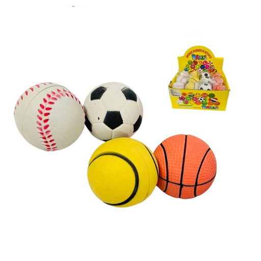 [2D-1393] Pelota mascota dura pqt x24 