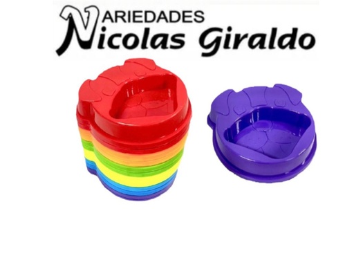 [LUNA-001] Comedero mascota carita perro pequeño PQT X12 