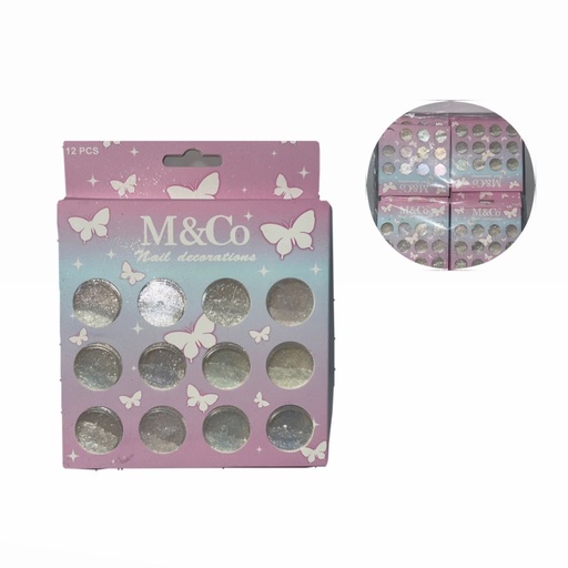 [DN2885] Aplique para uñas x12 