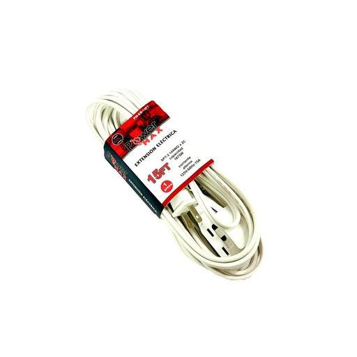 [PW-EB-15FT] Extension blanca power max x15ft  