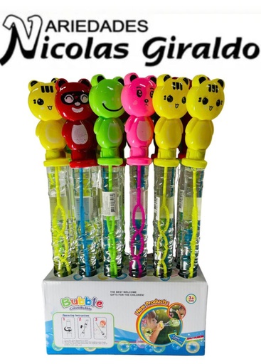 [MG20844] Burbujero largo surtido caja x24  