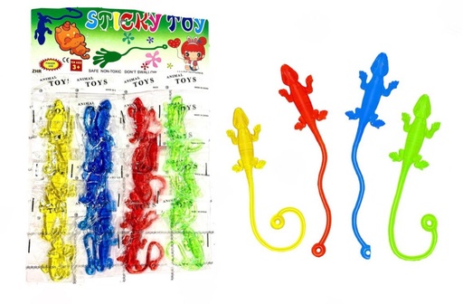 [DK-2559-1] Pegajoso lagartija carton x 20 