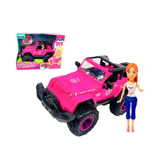 [MG48617] Carro jeep niña luz y sonido