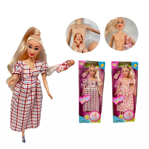 [6001] @Muñeca embarazada en caja