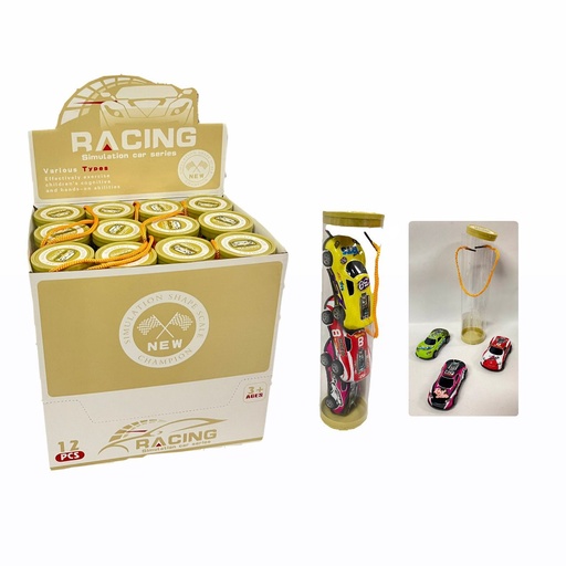 [MG55189] Carro coleccion metal x3 en tarro caja x12