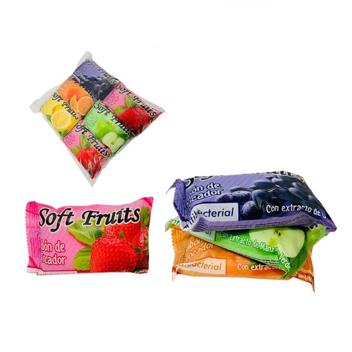 [SF101] Jabon soft fruits 70gr PQT X12 