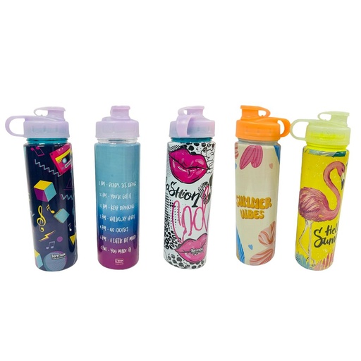 [114421] Termo pink liso estampado 700ml 
