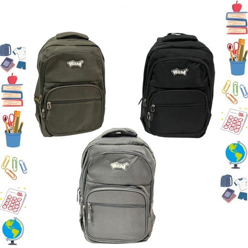 [DW828] Morral wilpa grande fondo entero hombre #16.5   