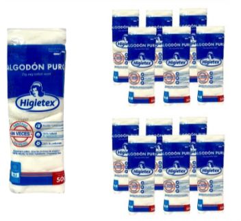[GDDL-0050] Algodon higietex x50g PQTX12