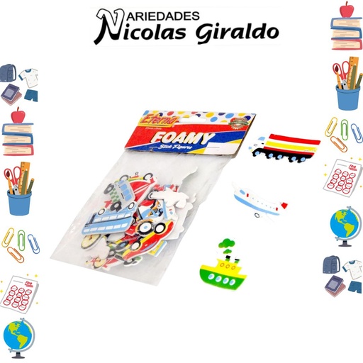 [ET493] (1933)Figura foamy transporte PQT X12