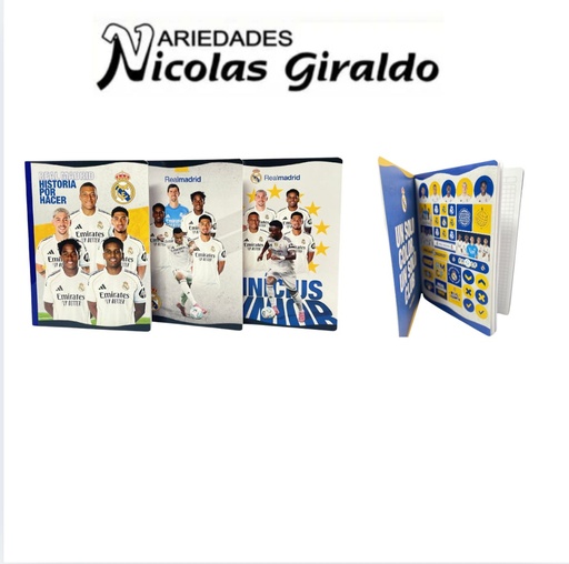 [C30219132] Cuaderno scribe gama media real madrid 100H cuadro