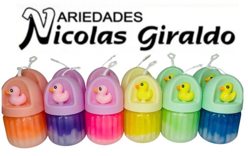 [SE9875] Slime grande redondo con muñeco CJA X12 