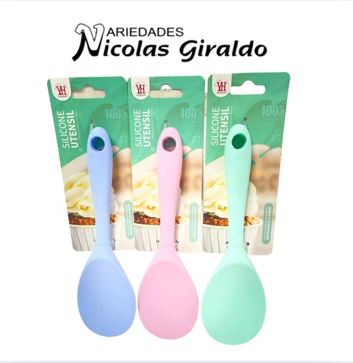 [CNG-074] Cuchara arrocera silicona color  