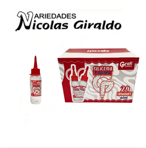 [GR276] Silicona liquida x60ml graficolors cj x24