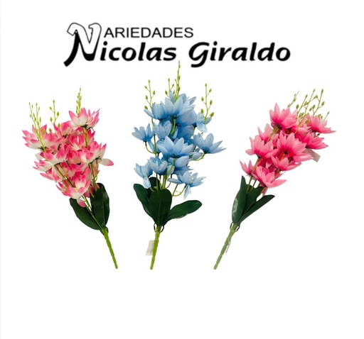 [24WS7-2-5] Flor ramo grande 5 tallos 20 flores surtida 