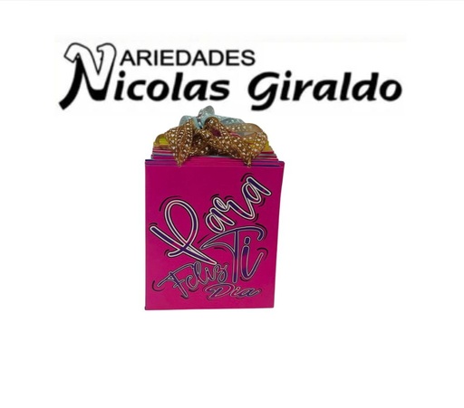 [142060] Bolsa regalo cariñito pequeña surtida PQT X12 