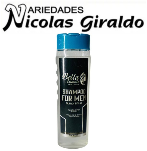 [BELLA-500] Shampoo bella cosmetic x500ml for men