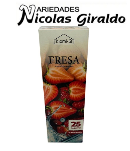 [HQHOMI-Q] Incienso homi-q x25 cajas fresa HQ302