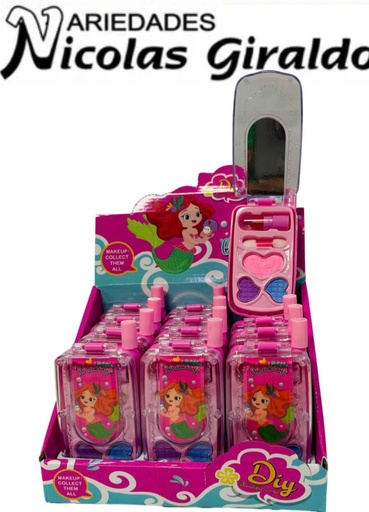 [CA10792] Maquillaje infantil celular caja x12 