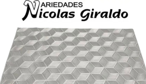 [SLT3842] Individual mesa fino rectangular x6 plata