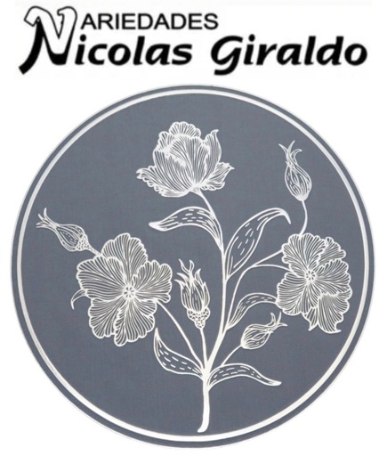 [SLT3853] Individual mesa fino redondo x6 plata