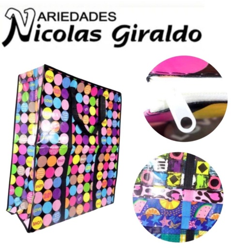 [PT27981] Bolsa fibra con refuerzo jumbo 70x80  