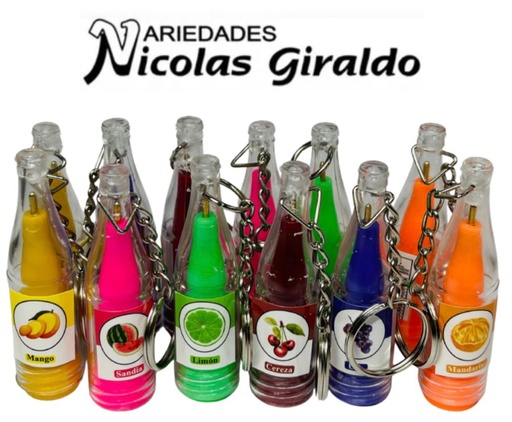 [FRUIT-PEN] Llavero lapicero pqt x12   