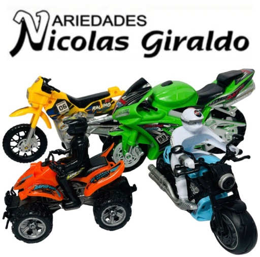 [CA8193] Moto con piloto x4 fina  