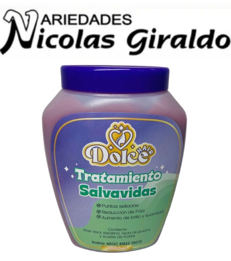 [DOLCE-1000] Tratamiento dolce x1000ml salvavidas