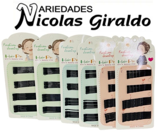 [PTF1076] Gancho body pins carton x32 pqt X12 