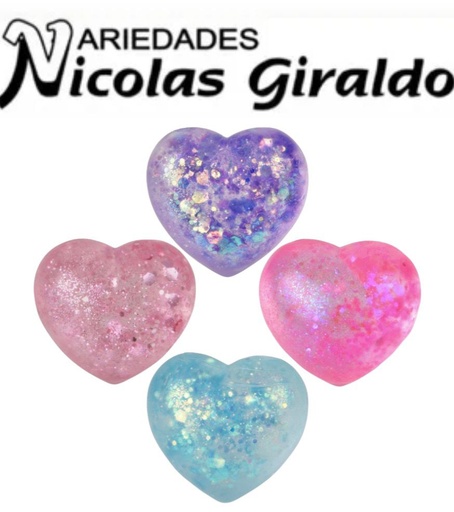 [PTF752] Squizzy mini corazon caja x24   