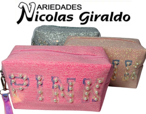 [WCB1768] Cosmetiquera dama pink