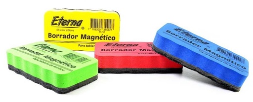 [ET255] Borrador de tablero iman paquete x12