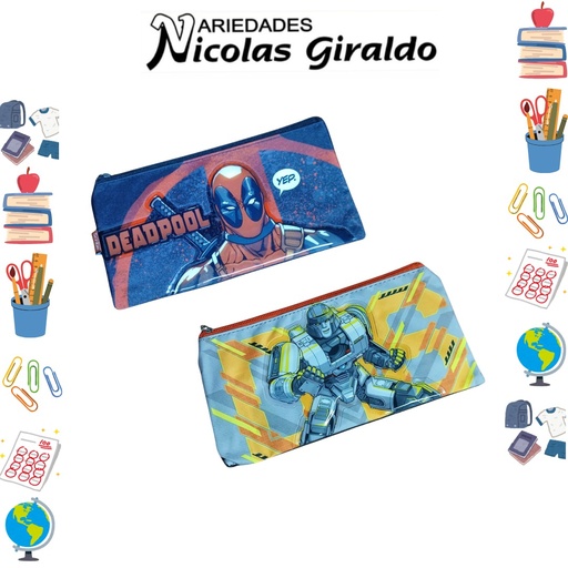 [C30217476] Cartuchera scribe 1 cierre niño