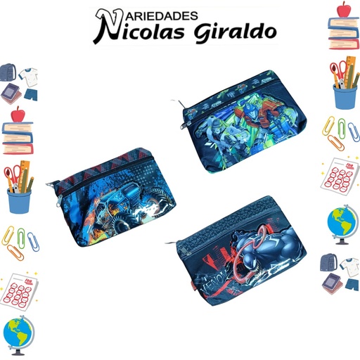 [C30217479] Cartuchera scribe 2 cierre niño