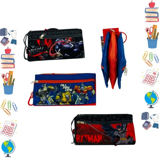 [C30217480] Cartuchera scribe 3 cierre niño