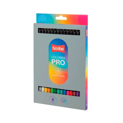 [C30215200] Color scribe PRO x15 piezas