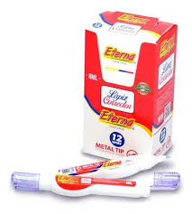 [ET105] Corrector eterna 8 ml blanco caja x12 