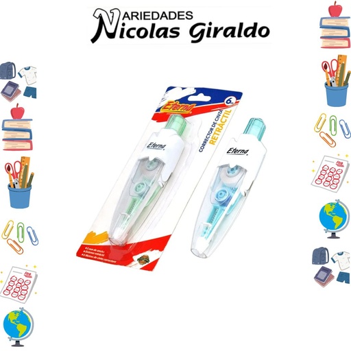 [ET547] Corrector eterna en cinta retractil