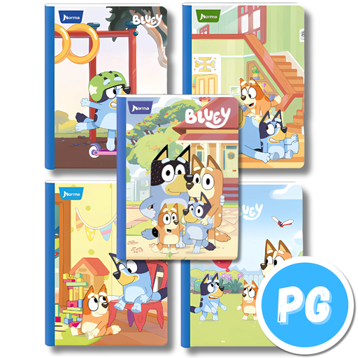 [563858] Cuad norma gama media bluey 100H cuadro