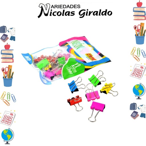 [ET619] Gancho lotero neon 8 pcs