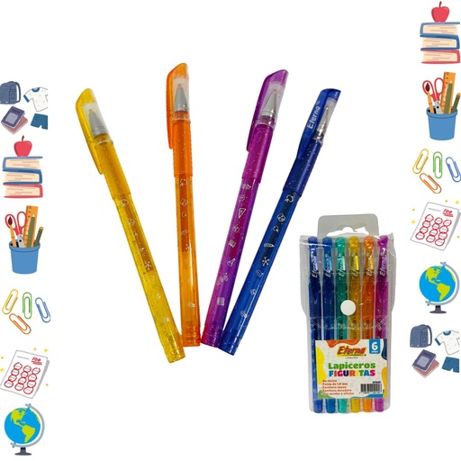[ET535] Lapicero eterna figuritas x6
