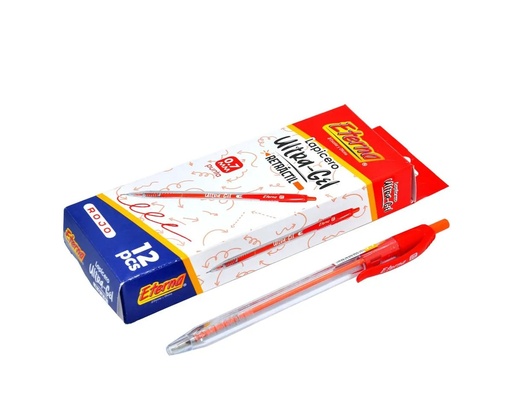[ET682] Lapicero eterna rectratil 0.7 ultra gel rojo x12