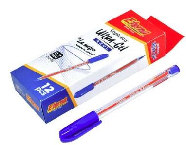 [ET591] Lapicero eterna tapa 0.7 ultra gel azul x12