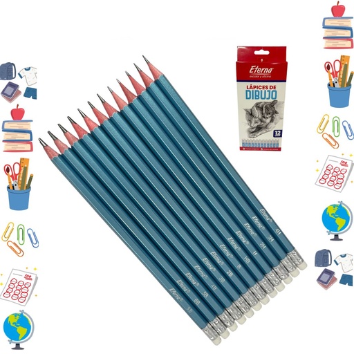 [ET643] Lapiz dibujo eterna x12