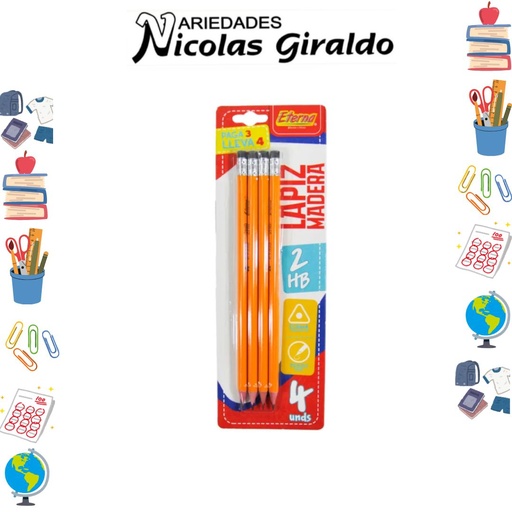 [ETC103] Lapiz eterna x4