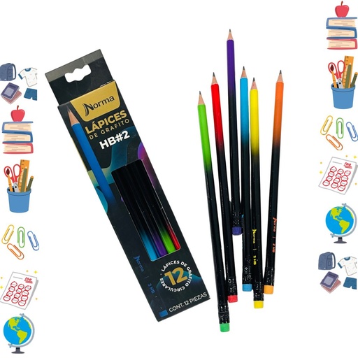 [568370] Lapiz norma premium x12