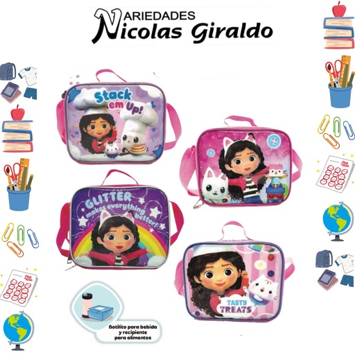 [625-041-2106] Lonchera primavera gabby horizontal