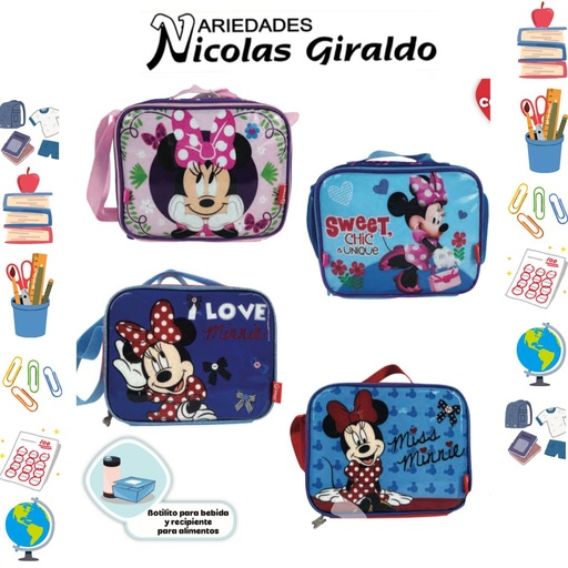 [625-018-1520] Lonchera primavera minnie horizontal