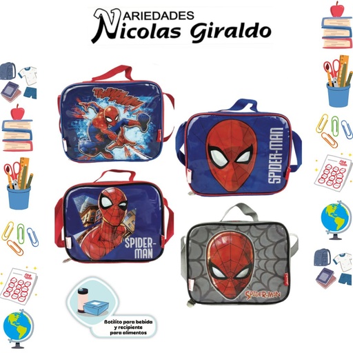 [623-003-1515] Lonchera primavera spiderman orizontal
